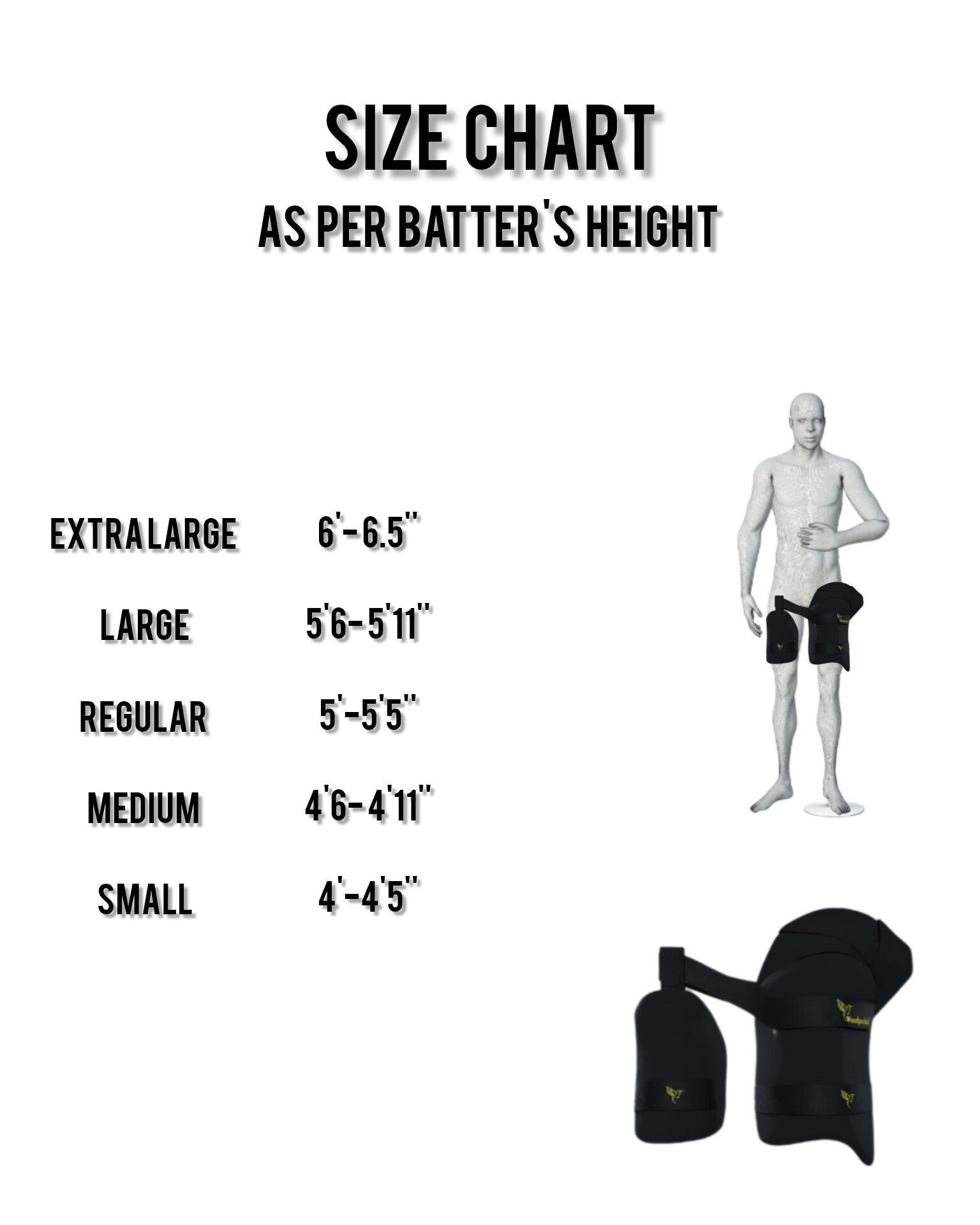 Armour X Thigh Guard 3 Strap (Blue-Orange)